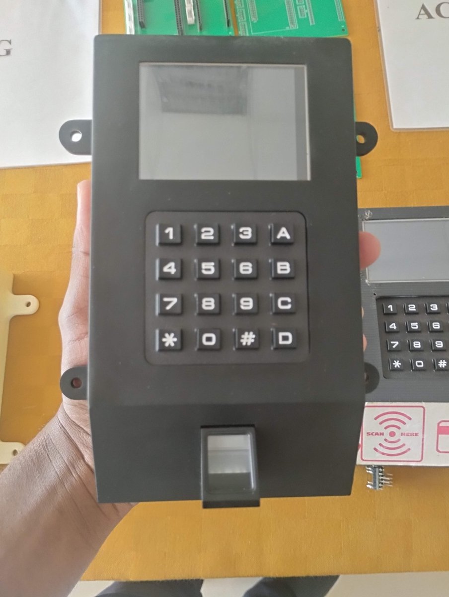 bmuchai254's tweet photo. 1/10 Over the last couple of weeks, I’ve been involved in developing this fingerprint access control system, from prototyping, PCB design to final assembly. It got me thinking, since I have these skills, why not make my own #Bitcoin hardware wallet from scratch? Here’s my plan: https://t.co/1WRszczyyX