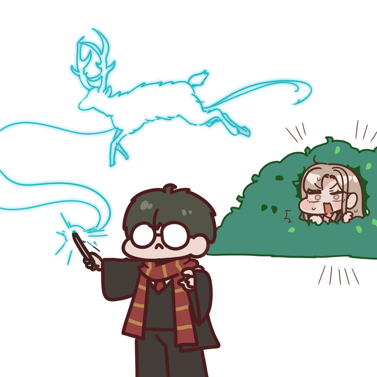 sigmman's tweet photo. Malfoy's Patronus https://t.co/MZTLEd3dR6