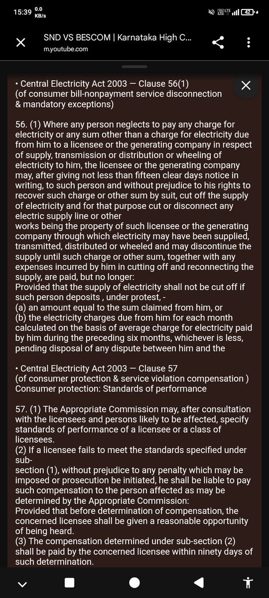 Citizen0Earth's tweet photo. @NammaBESCOM @BescomHelpline #SOS
Free Legal Aid appeal to #KarnatakaHighCourt Attorneys

Case: SND vs #BESCOM Writ Petition

Non-Notified Service Stoppage before bill due date &amp; non-payment
Service Violation under Central Electricity 56(1) &amp;
KERC Supply Code (9)(4.18)

Documentation
https://t.co/ngKRCFemwy https://t.co/C3ChW75mxw