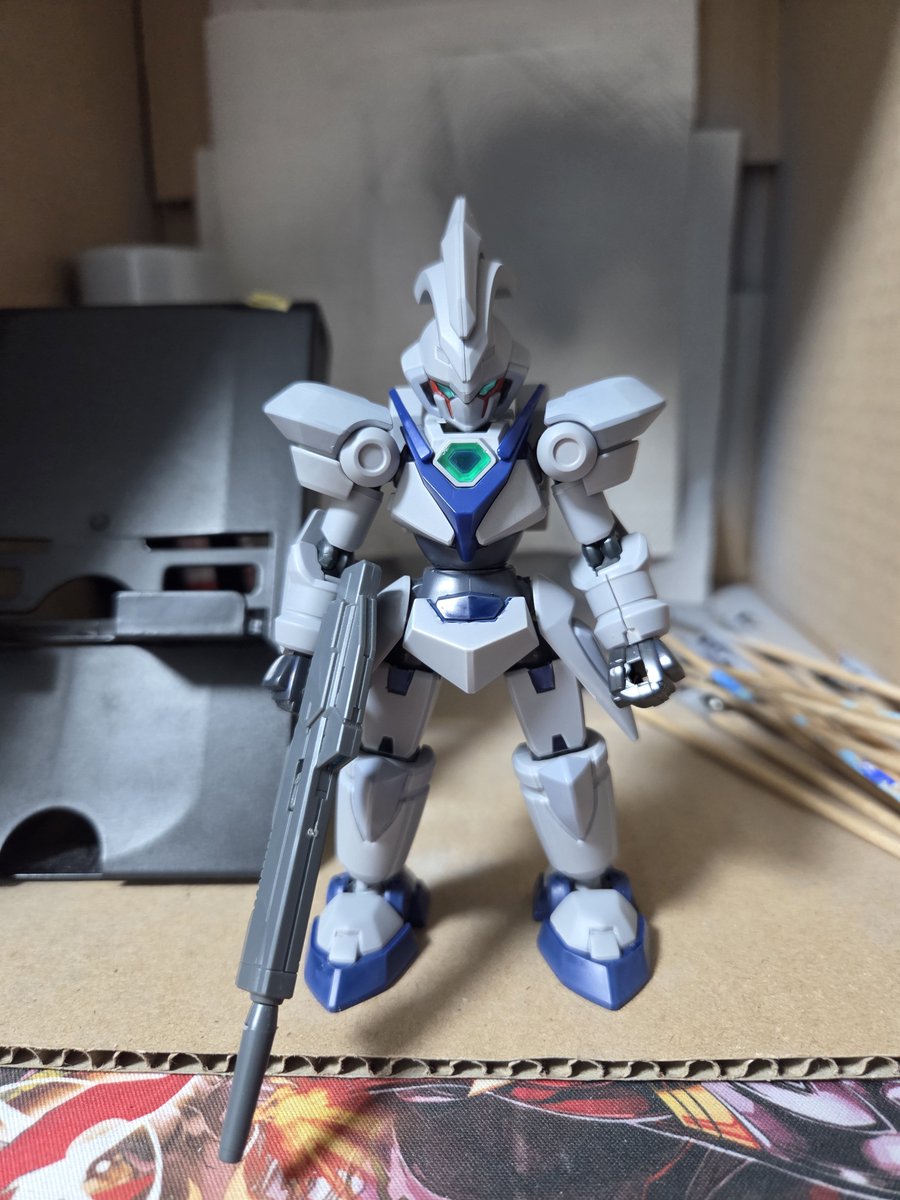 toki_a2957's tweet photo. 途中経過
なんか��ルシオンディードになっちゃったよねって
色少しづつ足してきたい
#ダンボール戦機
#LBX
#プラモデル https://t.co/SxR79aYbOm