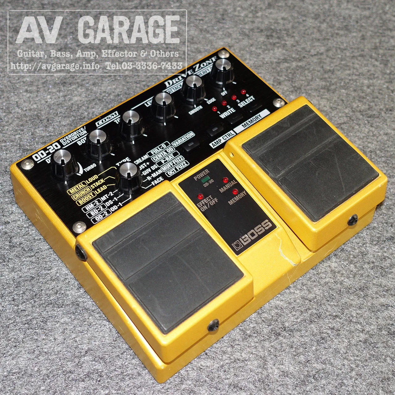 【最終値下げ！】BOSS OD-20 ギターエフェクター AVガレージ楽器店 入荷速報 on X: 