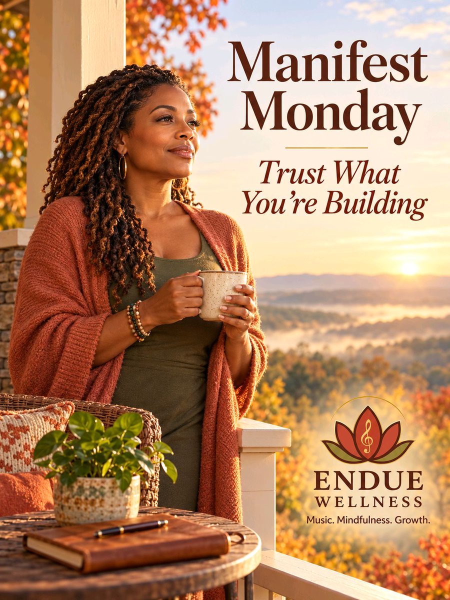 enduewellness's tweet photo. Hey Beautiful Souls… 🌿 Trust what you’re building. One steady step today is enough to keep your vision growing.

Y’all know the vibe — stay grounded, stay glowing. Endue it with grace. ✨

#ManifestMonday #EndueWellness https://t.co/mPfEqTuJWP