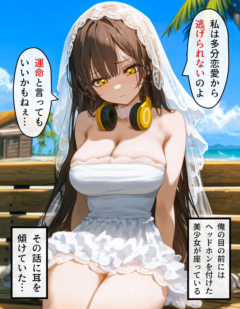 Mindia_01's tweet photo. ヘッドホン少女の秘密 #843 (1/4) https://t.co/L2f4PYdKz5