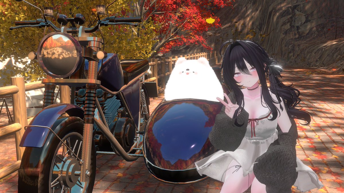 nyuui_vrc's tweet photo. もう秋だね〜 https://t.co/3A5ed3YteZ