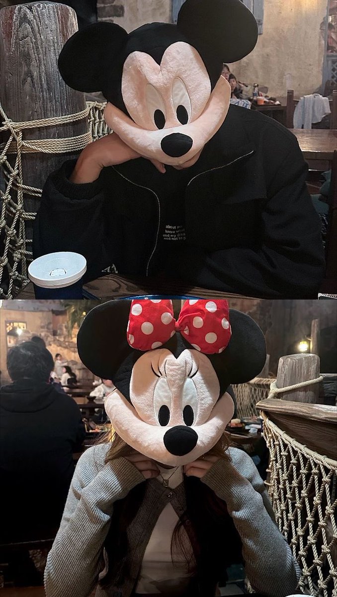 Mayochan_025's tweet photo. ディズニー行ったらファンキャップかぶって撮りたいカップルフォトアイデア4選✨️ https://t.co/SC1t6huLuh