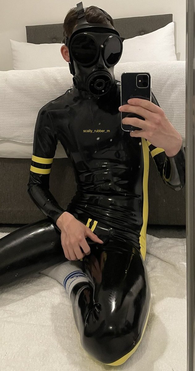 scally_rubber_m's tweet photo. Someone gonna pop this cod piece off for me? #gaylatex https://t.co/uLVMhUpI9S