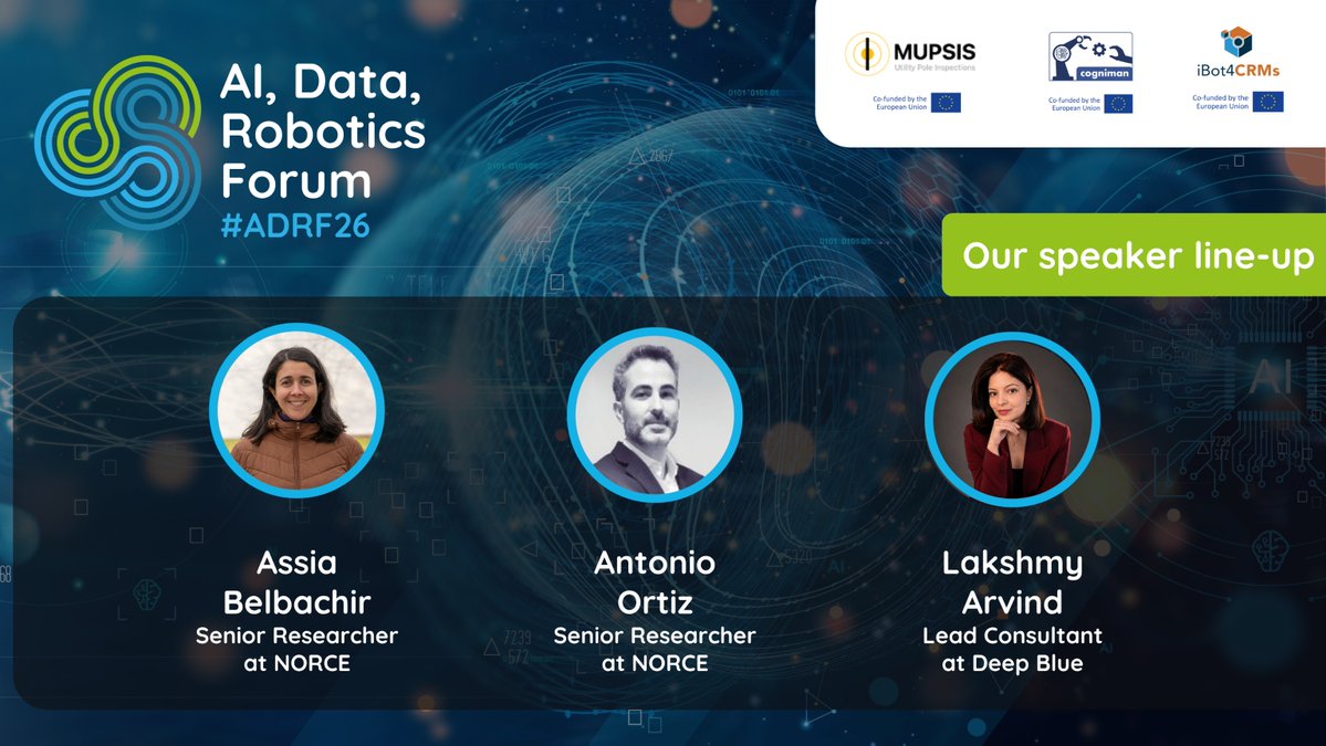 iBot4CRMs's tweet photo. "But... can it scale?" This is a very common ask before industrial deployments of advanced tech. Next week at #ADRF26, we unpack this question in our "multimodal perception" workshop. 

13 October | 16:45 CEST | Arrábida Room | Porto, Portugal

Read more: https://t.co/0lCordEsAq https://t.co/UPw0yLLXKJ