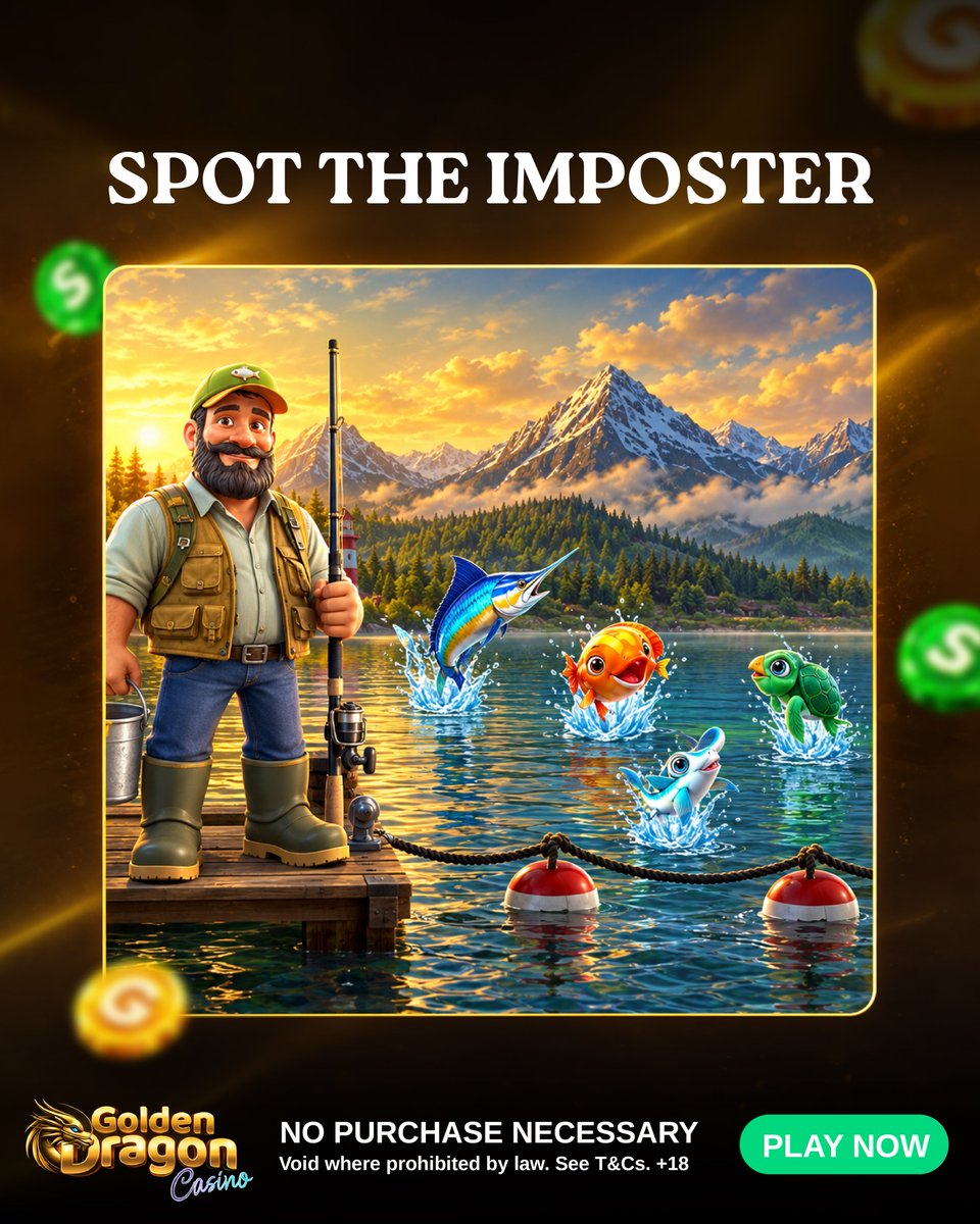 goldendragncas's tweet photo. One of these fish doesn’t belong here 👀
Take a close look and see if you can spot the impostor.

Take your best guess and let us know below!

#FindTheOddOne #GoldenDragonCasino #GameTime #ExploreGames

18+ NO PURCHASE NECESSARY. Void where prohibited by law. Full T&amp;C apply. https://t.co/8mesWYOiQ8