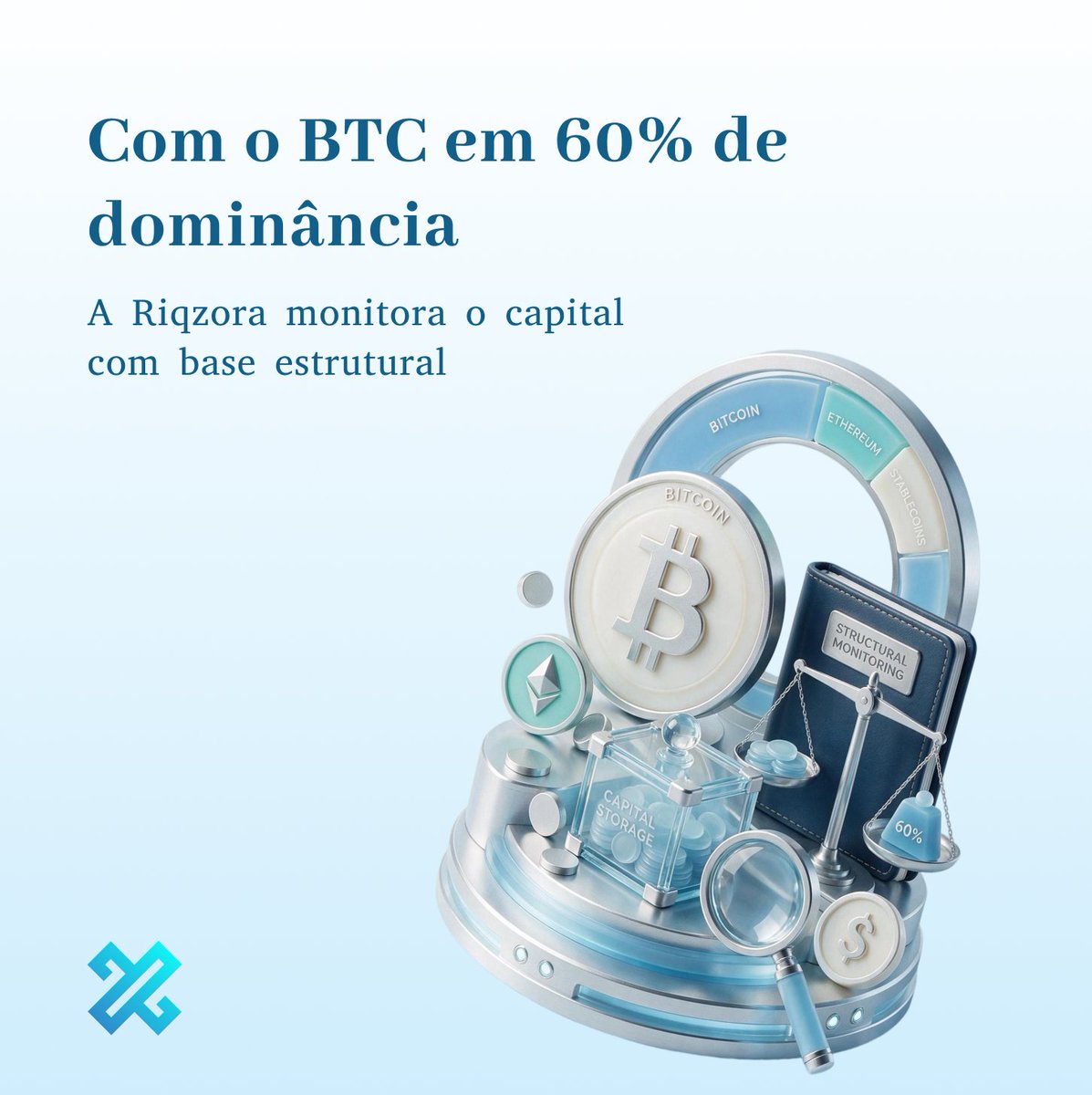 Riqzora_'s tweet photo. Análise de Dados RiqzoraA dominância do BTC em 60% reflete uma alocação técnica focada no risco calculado. A Riqzora garante estabilidade para sua leitura on-chain.📊⚙️📉 
https://t.co/bb31PNEwzx
#Dados #Web3 https://t.co/SQlwa7NRfy