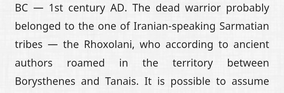 ArkeolojiveTurk's tweet photo. Tam da üstüne gelmiş. Yeni bir makalede Ukrayna'da bulunan bir kurgandan Sarmat savaşçısı çıkarmışlar.

Bakın hemen ne yazmışlar "Iranian speaking"... Roxanali yani Baksan aşağıda belirttiğim gibi Türk.

Bu algıyı, bu propagandayı kırmamız lazım. https://t.co/7tKiu4Uj6P