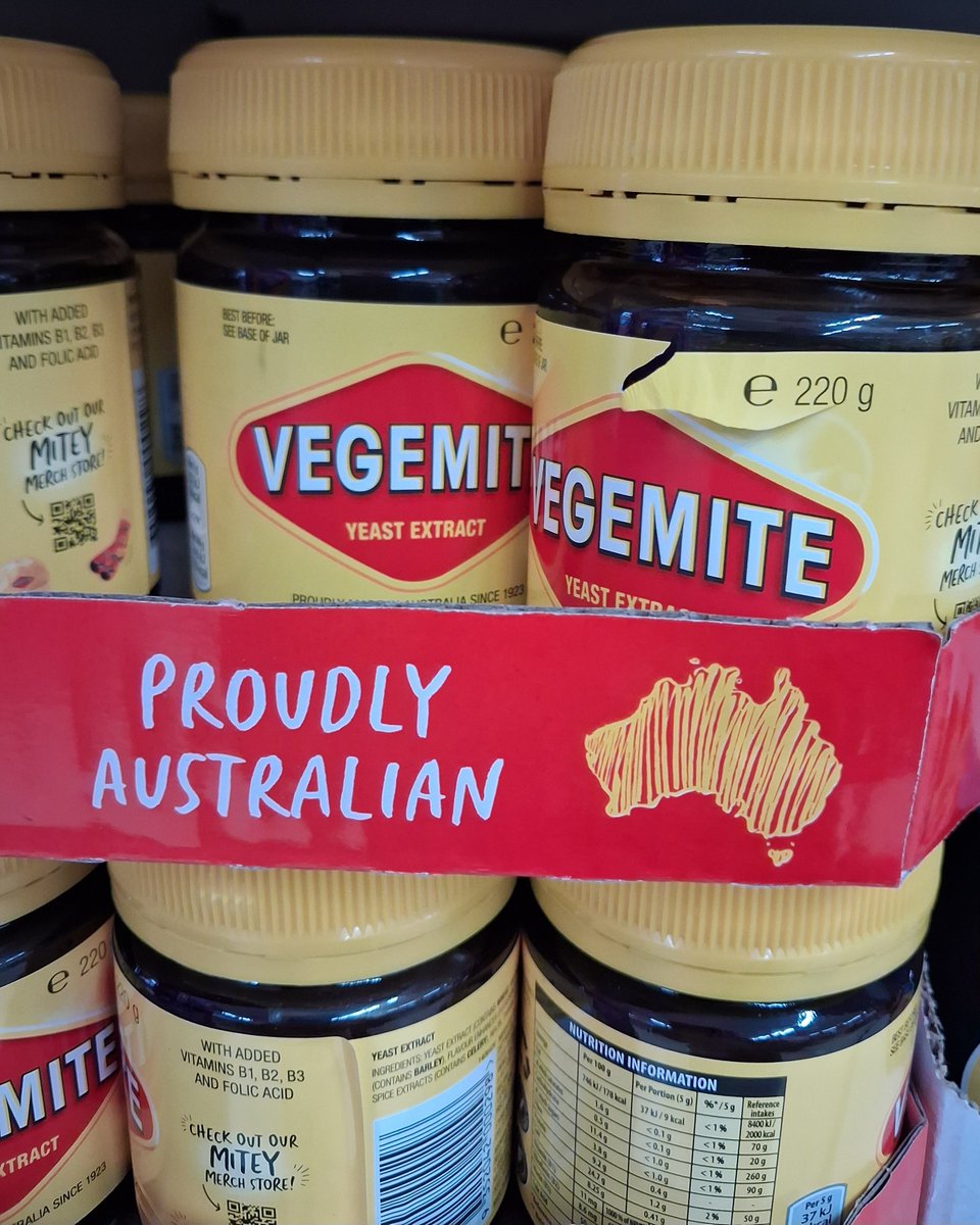 A1an_M's tweet photo. 'I said, "Do you speak-a my language?"
He just smiled and gave me a Vegemite sandwich' 🎵🇦🇺

Nothing to smile about really. It contains folic acid, just like Marmite and a lot of the toast you spread it on.

Unnecessary for most, potentially harmful to many. 

Medication At Work. https://t.co/CsObu5DhID
