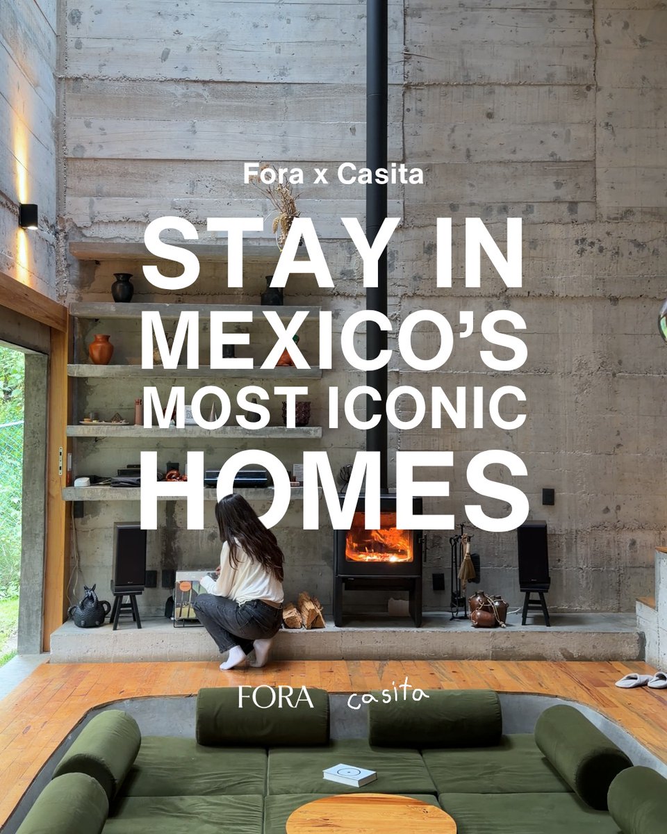 DumanMlt87's tweet photo. Mexico’s most compelling stays go far beyond the coast. Casita’s 500+ design-forward homes include hillside concrete retreats, restored haciendas, beach villas, and architectural landmarks across Oaxaca, Mérida, Careyes, Valle de Guadalupe, and more. https://t.co/L71p7CDZPs