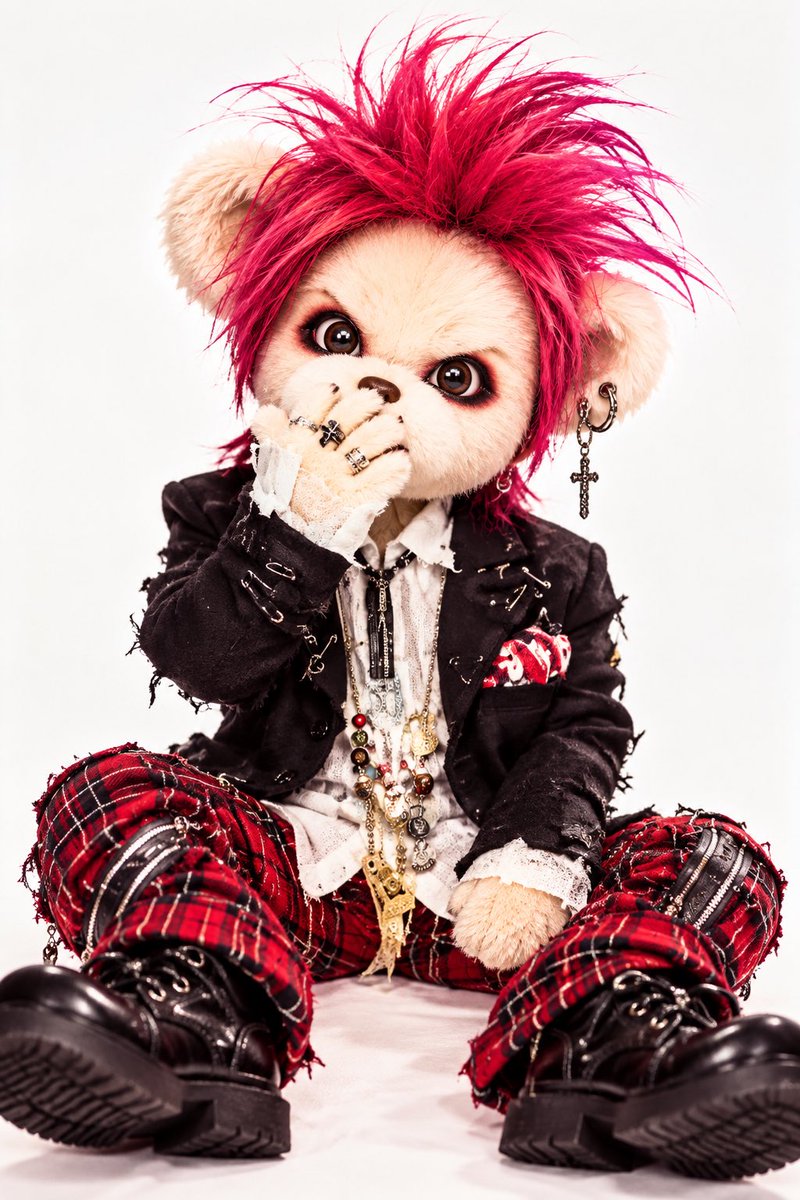 hide722yu's tweet photo. hideをイメージした、くま🧸ちゃん(*´罒`*)

 #hide
 #くま
 #画像どうぞ https://t.co/uQrATfG2vh