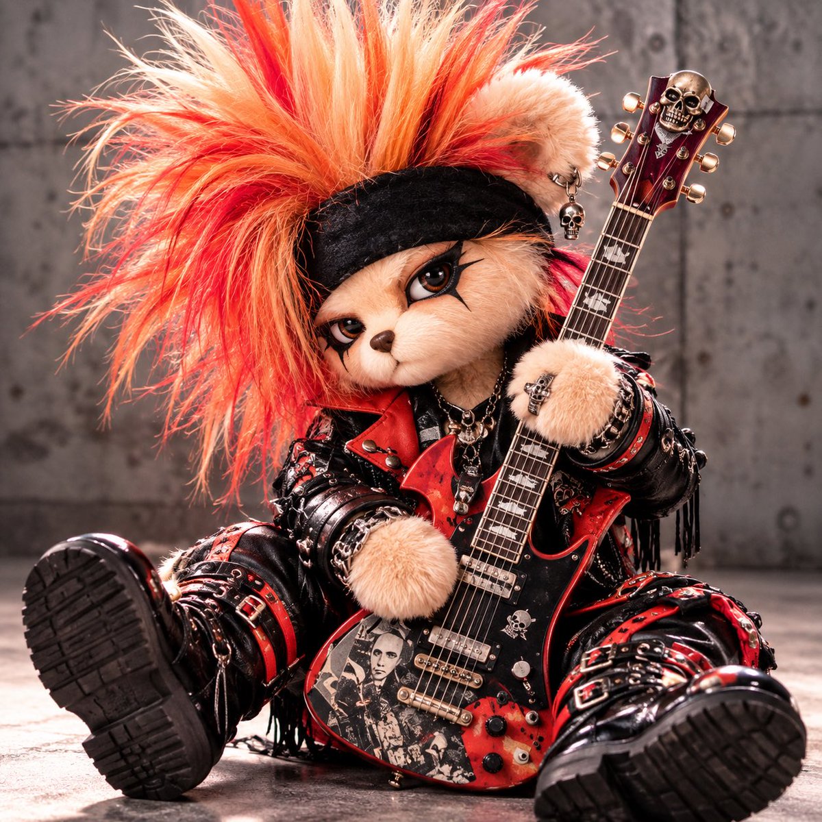 hide722yu's tweet photo. hideをイメージした、くま🧸ちゃん(*´罒`*)

 #hide
 #くま
 #画像どうぞ https://t.co/uQrATfG2vh