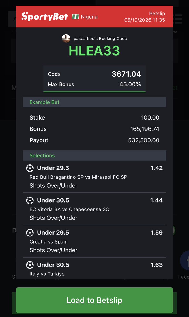 Itzpascal8's tweet photo. INVEST ON IT…!⚽️⚽️🔥🔥
YOU CAN FLEX IF POSSIBLE 💹
STAKE RESPONSIBLY🔞
REPOST, LIKE &amp; REPOST📌 https://t.co/E4XfEmjxKk