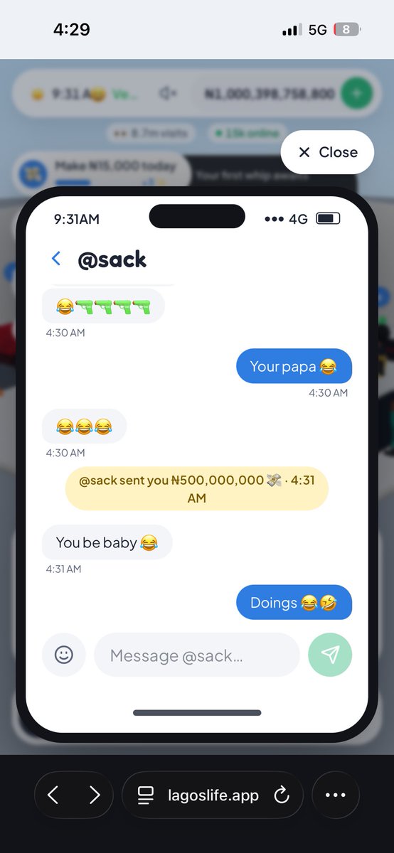 oshaakl's tweet photo. Omo see banter 😹😹

#lagoslife https://t.co/ZcBTKqSiaB