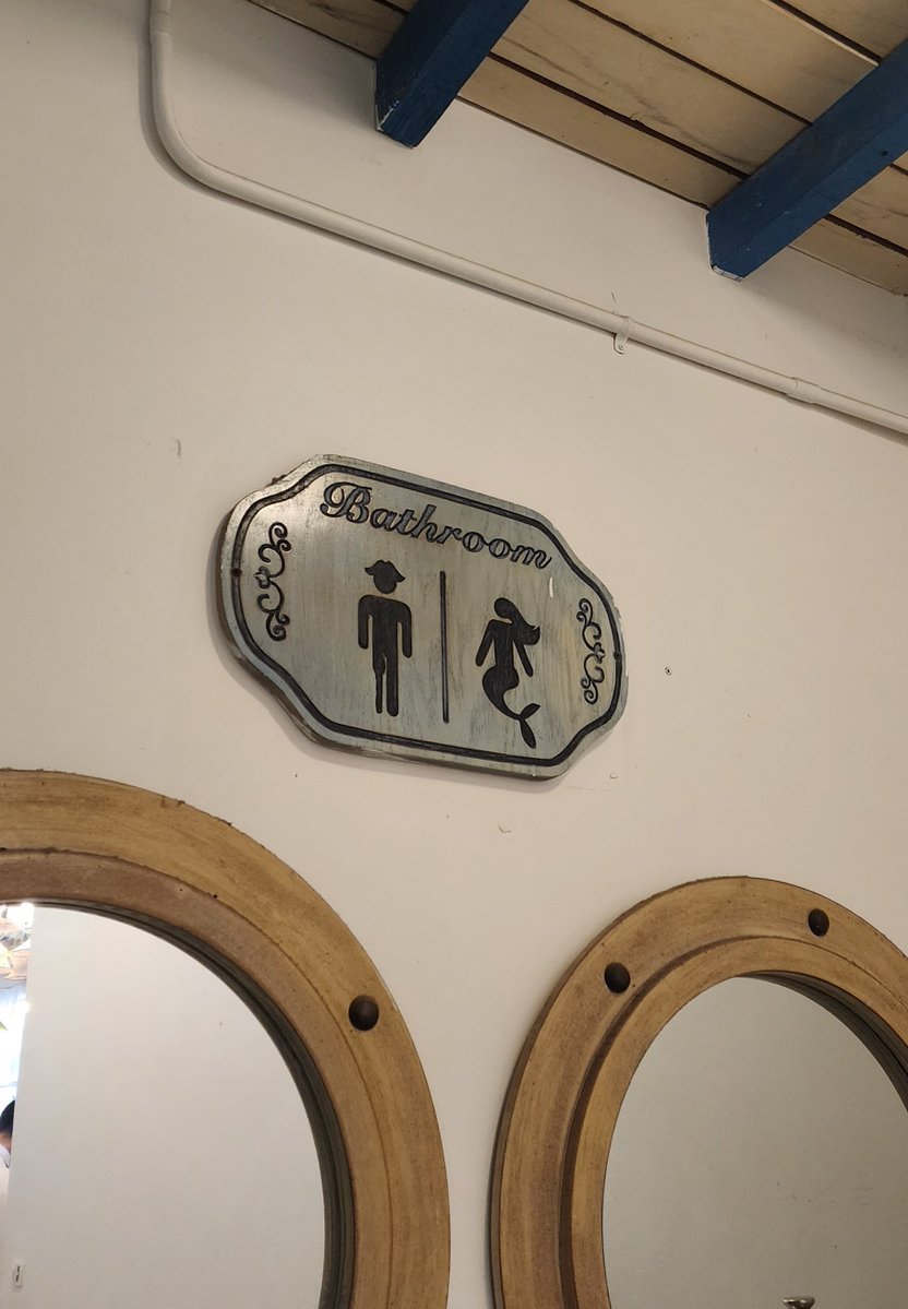 Totalwasteof222's tweet photo. A mermaid and a guy with a wooden leg (probably a pirate). Can't get any clearer honestly. https://t.co/cwJ4uH3HtW