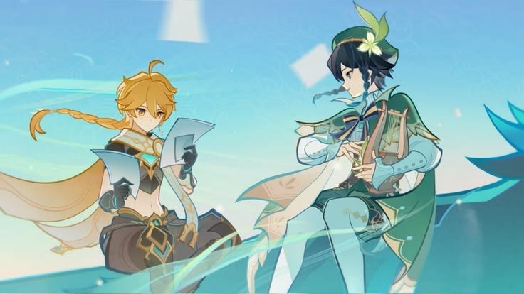 Windeliaa_'s tweet photo. If the theory that Venti is the sentient form of a Thread of Fate turns out to be true, can you imagine how PEAK this moment would be for Traveler x Venti shippers?? https://t.co/X7XF9VWB5p