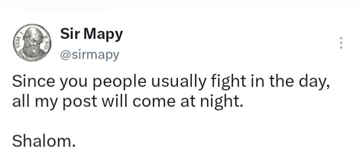RebecWatcher's tweet photo. It has been 10 days and a half since Sir Mapy tweeted, and most of his community and followers are worried about him not tweeting for a while.

His last tweet is in the first image, and who knows if he has stuck to the second tweet. We will be searching for his tweet at night. https://t.co/vpfQWQjljP