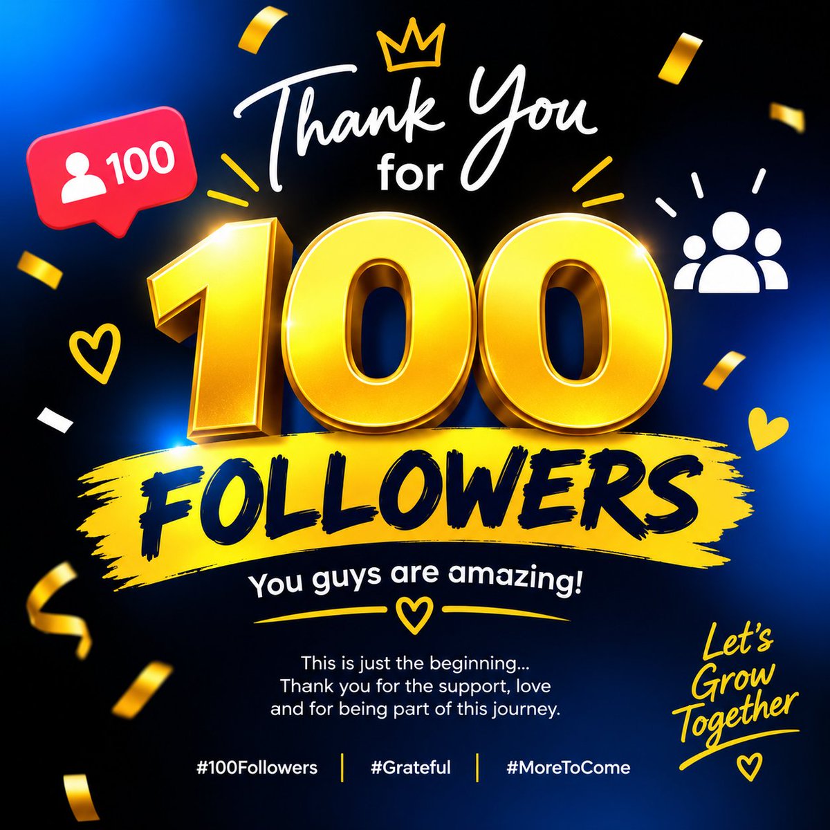 web_ola17422's tweet photo. Thanks you guys for this milestone https://t.co/CbSib8thnZ