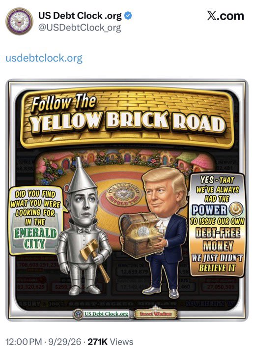 RemReIiefX's tweet photo. 🚨Part 1: This Is All In My Opinion…Take Your Profits Whenever You Feel Fit🚨

I knew once they start with the Wizard Of Oz, it’ll signal the start and end of the Run. I hinted at it in early 2025 and once again in late 2025. https://t.co/1XMW3jYjG0