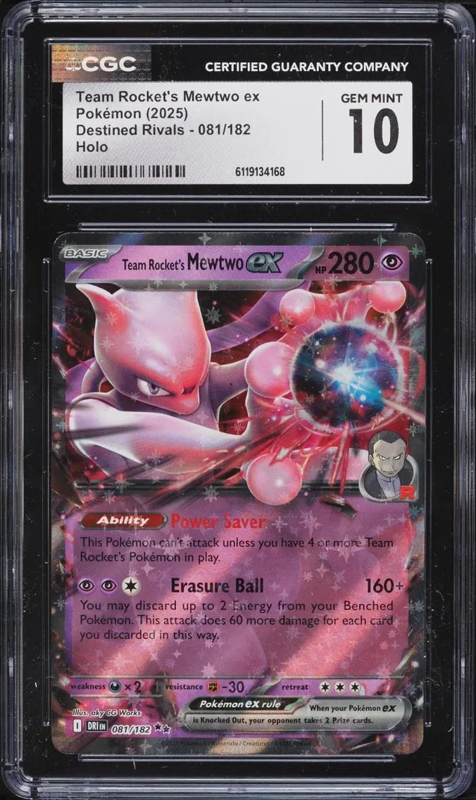pazhik_ido's tweet photo. GIVEAWAY

Win a 2025 Pokémon Scarlet & Violet Destined Rivals holo Team Rocket’s Mewtwo ex #81, CGC 10 GEM MINT (~$23).

To enter:
→ Follow me
→ Sign up here and drop your username + app screenshot in the replies: https://t.co/tcyUAcSIgA 
(code a69ac3, you get $1)
→ Tag a friend

48 hours. Winner picked at random