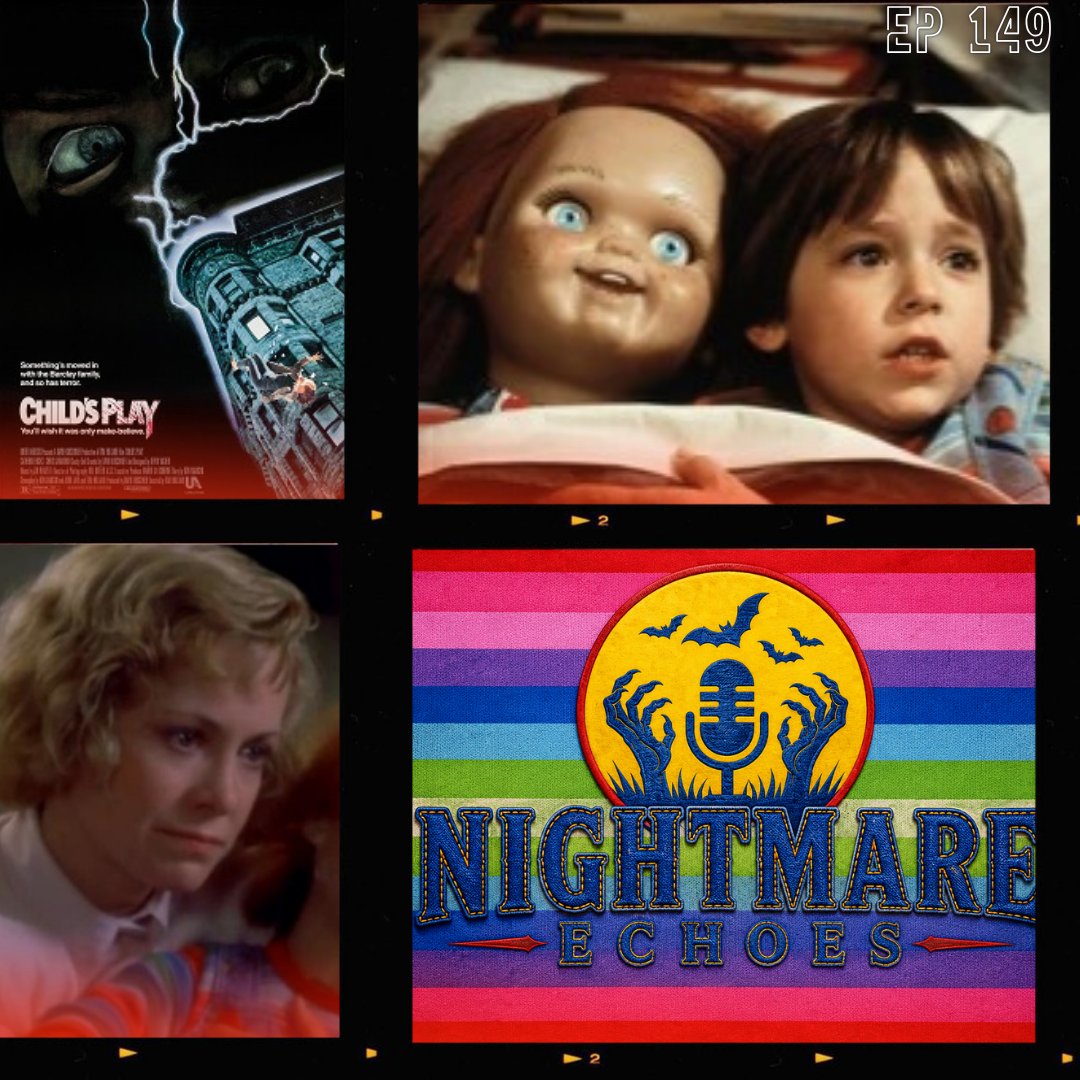 NightmareEcpod's tweet photo. In today's episode we discuss Child's Play:
Was there a version of this movie where Andy looked guilty?
What was Chucky's main motivation?
And where did he learn his magic?
https://t.co/Rl0rqwvmDd
#Horror #Slasher #GoodGuyDoll #ChuckyEvent #BradDourif https://t.co/uAYyiMChT3