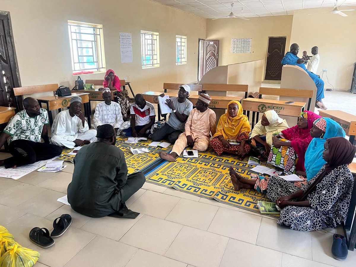 GSF_Nigeria's tweet photo. Teachers are at the heart of every learning journey. In crisis-affected communities, they help children stay engaged, rebuild confidence and continue learning.
Through @NRC_Norway #MYRP project, GSF trained formal & non-formal teachers in Gwoza, Borno
#EducationCannotWait #ECW https://t.co/3aUAM1rFc2