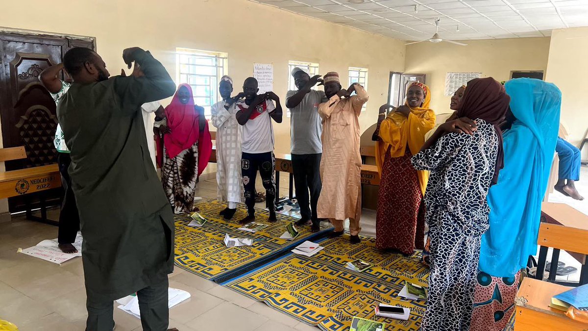 GSF_Nigeria's tweet photo. Teachers are at the heart of every learning journey. In crisis-affected communities, they help children stay engaged, rebuild confidence and continue learning.
Through @NRC_Norway #MYRP project, GSF trained formal & non-formal teachers in Gwoza, Borno
#EducationCannotWait #ECW https://t.co/3aUAM1rFc2