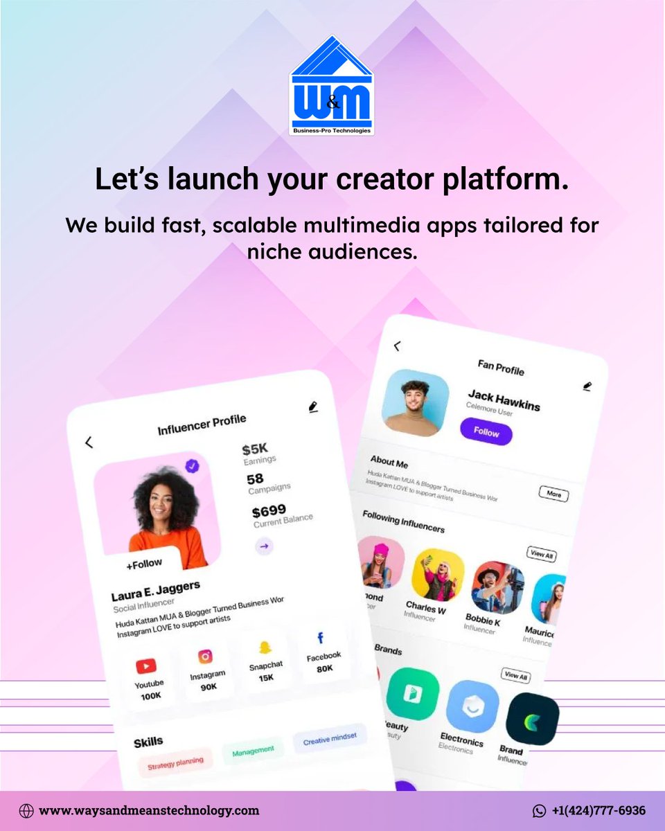 WMTechnology's tweet photo. Built a custom live-streaming app for gamers at @WMTechnology.

Real-time streams
Creator tools
Viewer engagement
See the journey and how we built it.
#WMTechnology #GameStreaming #TechForGamers https://t.co/A6zUCpR2kO