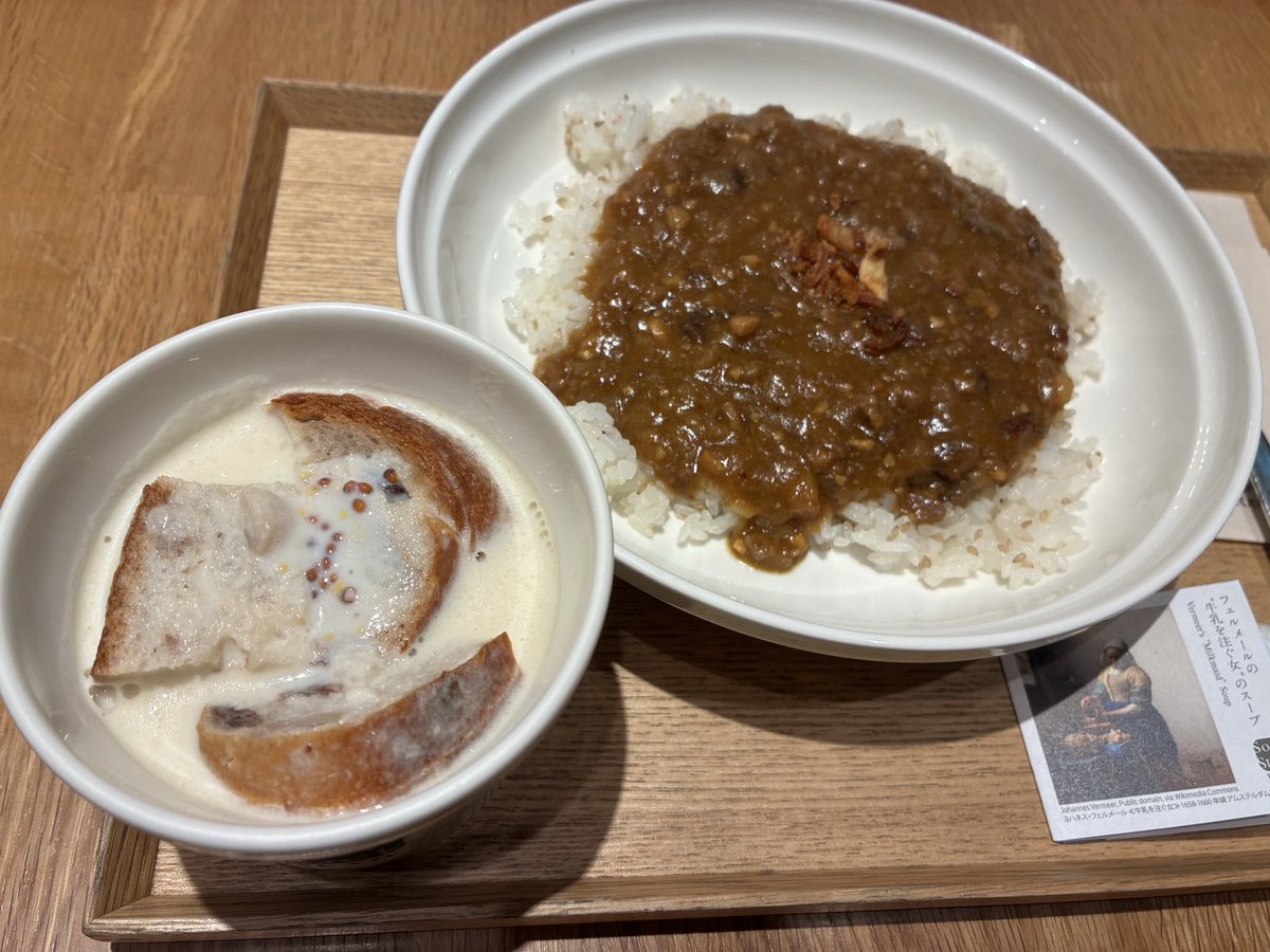 maittingu's tweet photo. フェルメールのスープにやっと出会えた！
おいしすぎる！！ https://t.co/2ja9DwqwUa