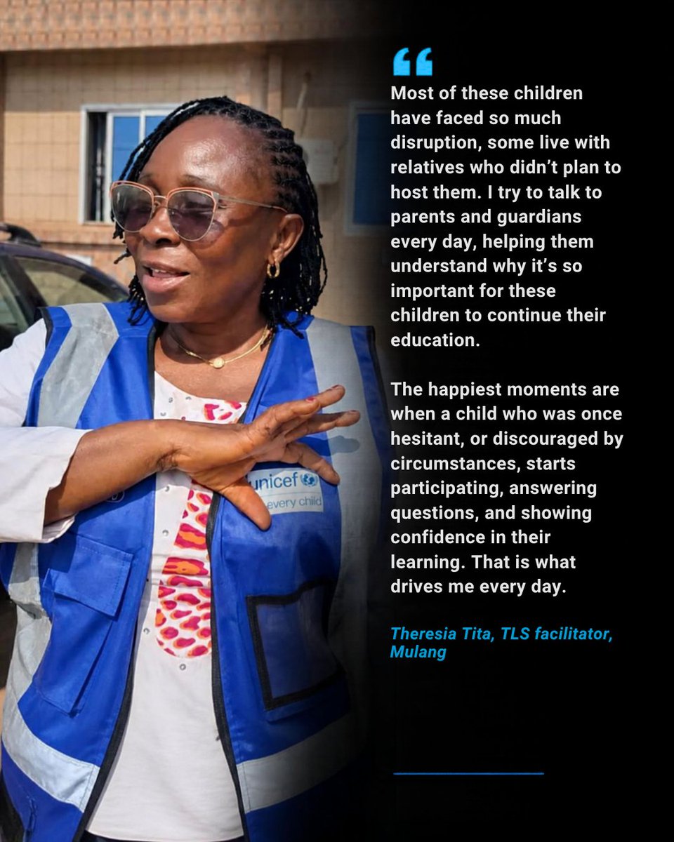 unicefcameroon's tweet photo. #WorldTeachersDay #TeachersDay #ForEveryChild #EducationCannotWait #Cameroon #UNICEFCameroon #ThankATeacher #LearningForEveryChild https://t.co/0HVU2Lo5iA