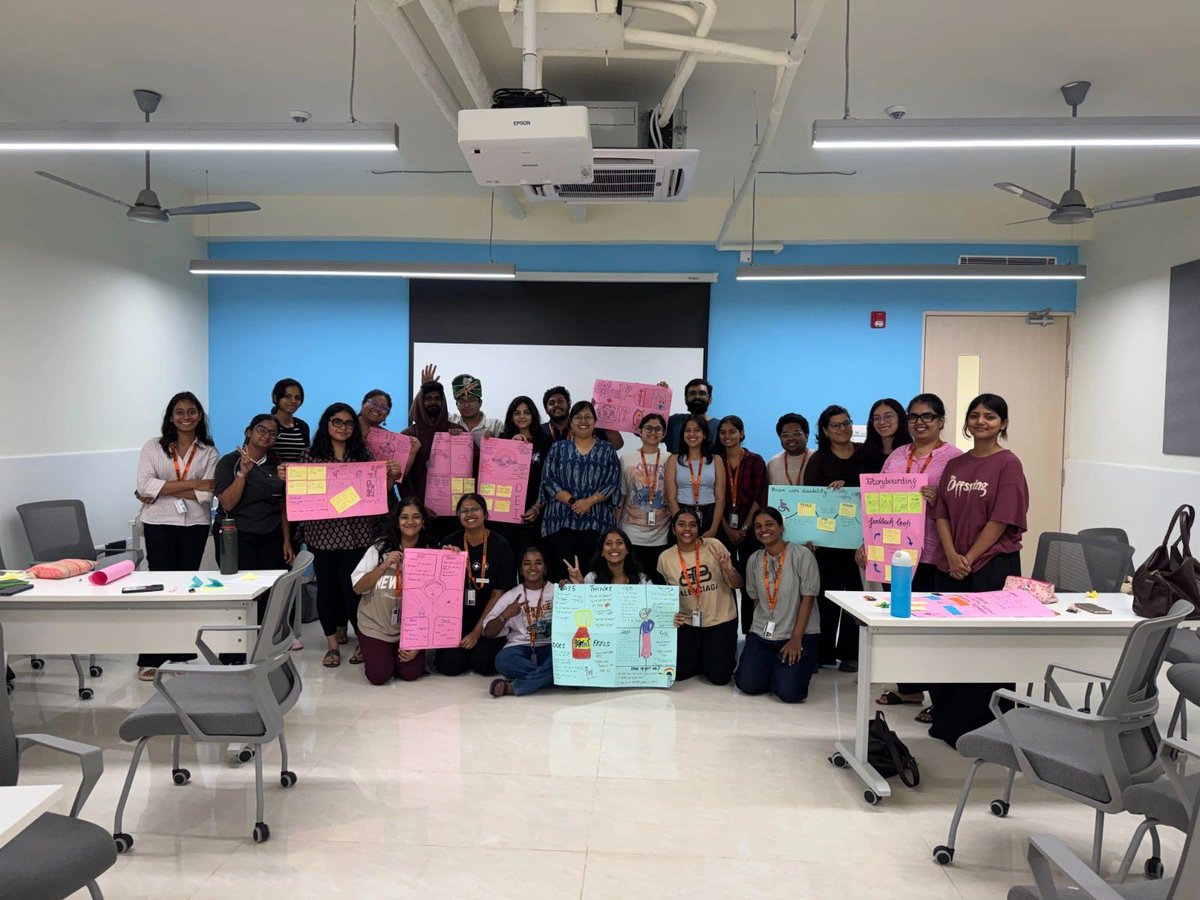 dlhs_mahe's tweet photo. Innovation begins with seeing everyday problems differently.
The Department of Psychology and Behavioral Sciences, organised an interactive “𝗗𝗲𝘀𝗶𝗴𝗻 𝗧𝗵𝗶𝗻𝗸𝗶𝗻𝗴 𝗪𝗼𝗿𝗸𝘀𝗵𝗼𝗽” led by Madhurima Das, PhD, on 26 September 2026
#MILHS #Psychology #DesignThinking https://t.co/pdOeTAenhi