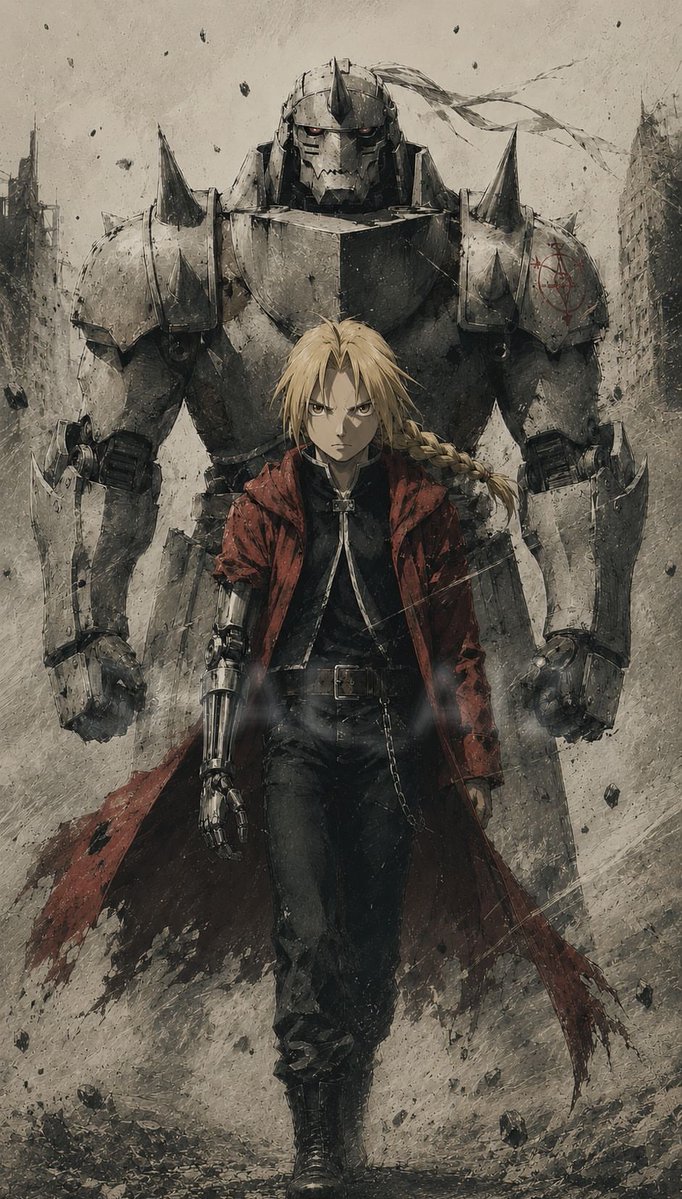 WSSMihawk's tweet photo. Edward & Alphonse #EdwardElric #AlphonseElric #FullmetalAlchemist #FMA #FullmetalAlchemistBrotherhood #FMABrotherhood #FMAB https://t.co/sACIQ6uQ4E