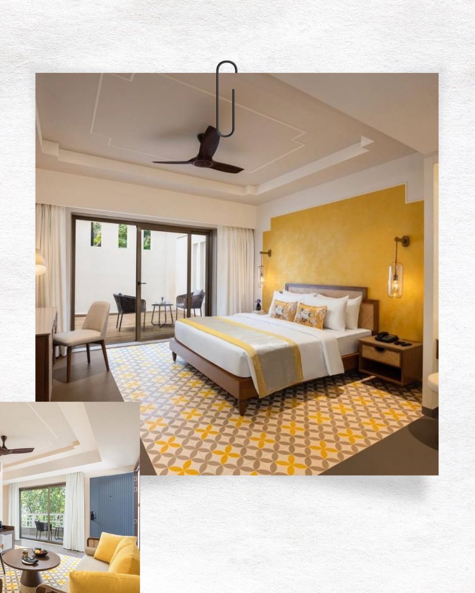 yellowhousegoa's tweet photo. Rooms that remember Goa

Inside The Yellow House, Goa – IHCL SeleQtions, each room carries a quiet conversation between old Goan charm and contemporary comfort. Textured walls, thoughtful details and views that open to gardens, paddy fields and the Anjuna landscape make every https://t.co/qccpbJPXuz