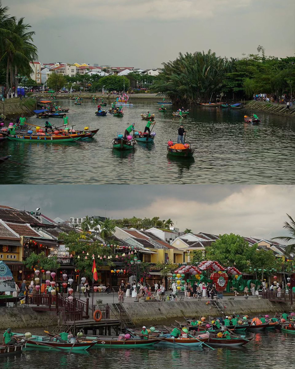 FrezZSwett's tweet photo. Hoi An Lantern Riverside: where glowing lanterns reflect on the river and every corner feels timeless. https://t.co/pCRoVxn8ui