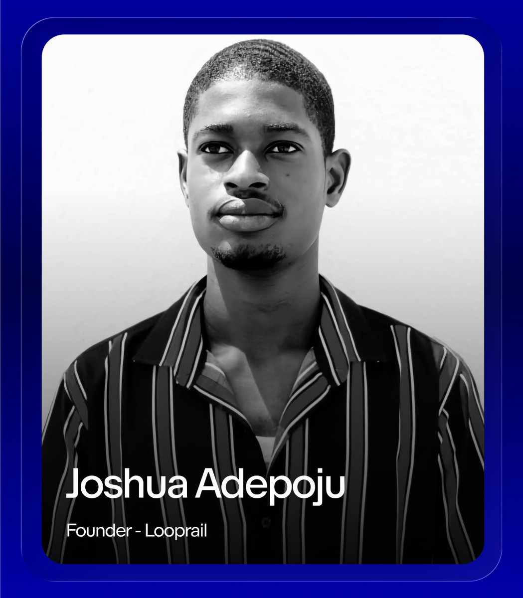 Based_Africa's tweet photo. “I had money in my account, but my payment was declined.”

That moment, traveling in a new country and being unable to spend money he already had, made a bigger problem impossible to ignore.

Meet Joshua Adepoju (@iamoffchain), founder of @LooprailHQ, a platform to help people move money into, out of, and across Africa, quickly and affordably.

Sending, spending, and receiving money across the continent often means juggling different apps, providers, and payment rails. Joshua and his team began with a remittance-focused product. But conversations with users, diaspora communities, and businesses revealed a bigger opportunity: building a unified financial layer for Africa.

Looprail is now in beta, with early users, its first transactions, and payout coverage across Nigeria, Ghana, Kenya, and Tanzania. The team has also established partnerships across on-ramp, off-ramp, wallet, and identity services to support its growing infrastructure.

“We’re building on Base for its reliable, low-cost transactions and developer ecosystem: tools that can help bring global financial access to more people across Africa.” - @iamoffchain 

Looprail’s vision is simple: make moving money across borders feel as seamless as sending a text message.

@LooprailHQ is built on @base.