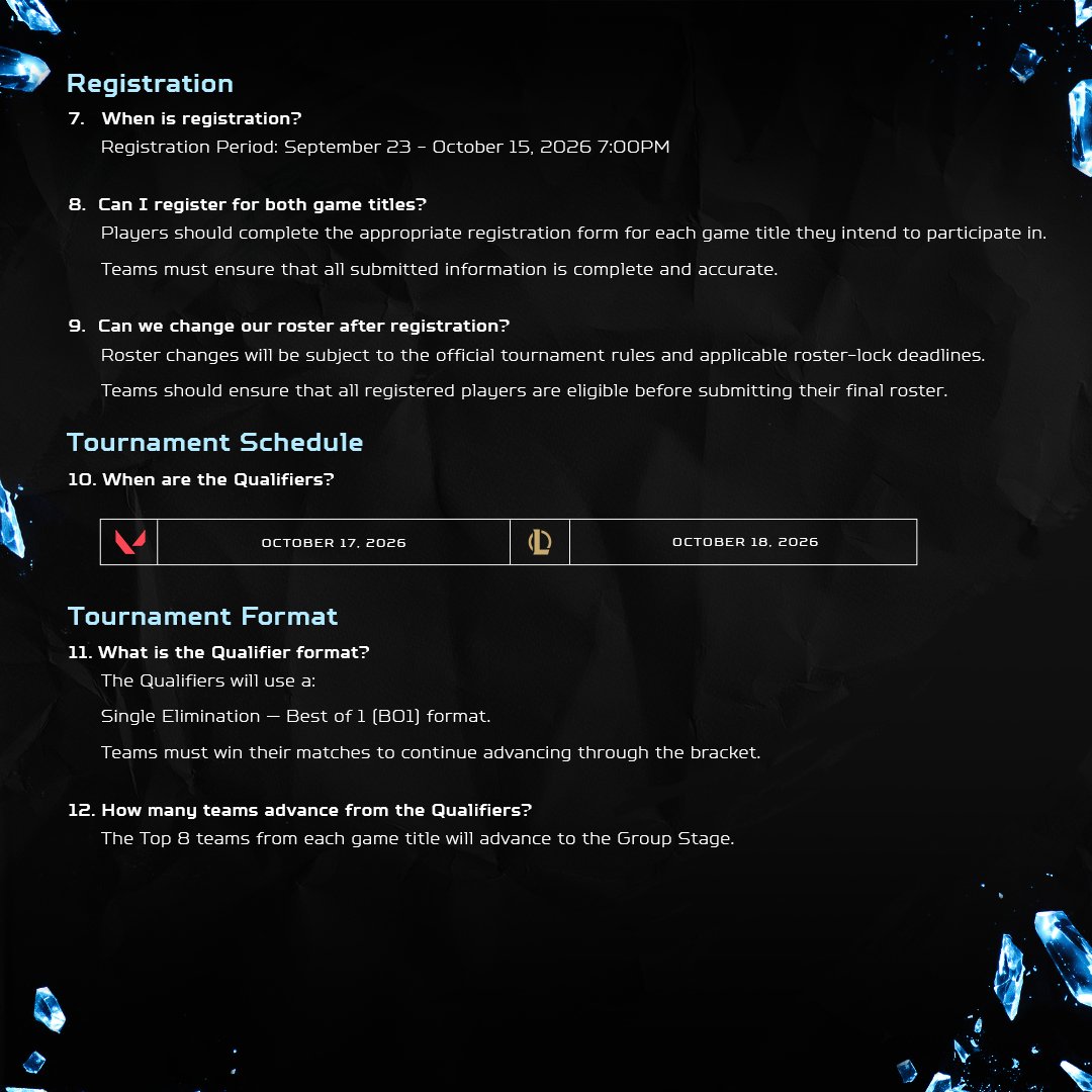 predatorph's tweet photo. Get battle-ready with the Predator League PH FAQs and find everything you need to know—from eligibility and team requirements to the tournament format and the road to Vietnam.

#PredatorGaming #ItLiesWithin #IntelGaming #RiseBeyondLimits https://t.co/0PR0LaYLwS