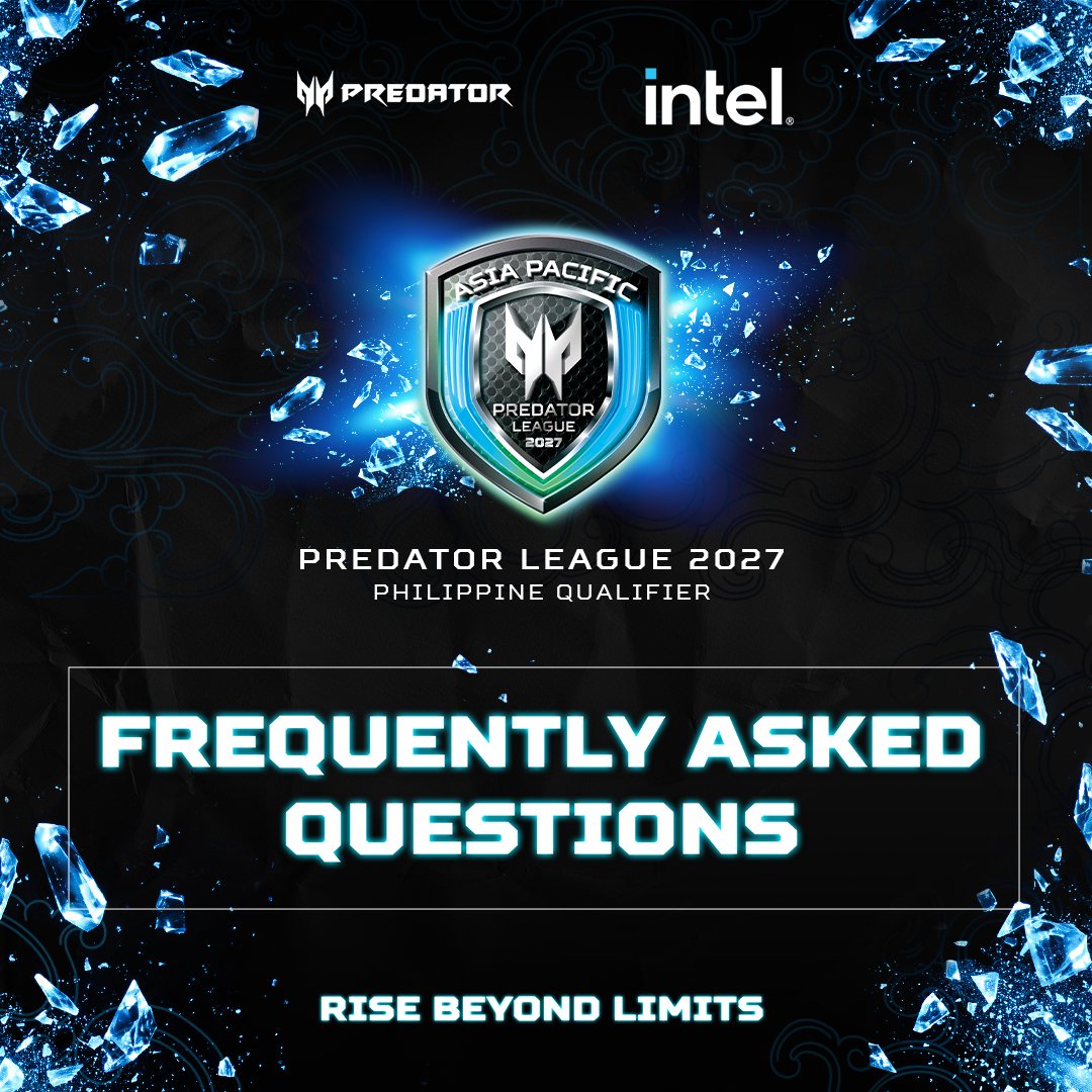 predatorph's tweet photo. Get battle-ready with the Predator League PH FAQs and find everything you need to know—from eligibility and team requirements to the tournament format and the road to Vietnam.

#PredatorGaming #ItLiesWithin #IntelGaming #RiseBeyondLimits https://t.co/0PR0LaYLwS