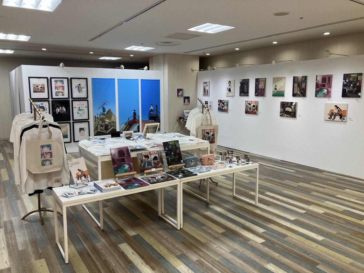 fuzzhorn's tweet photo. 島田つか沙 個展
「515号室で待っています。」

日曜日に静岡パルコへ、眼鏡を受取に行ったときに見てきました。
FBの告知で見てみたいと思っていましたが、チェックするのを忘れていました。

昭和テイストなタッチが好きです。
10/18まで開催しているので、また行きたい https://t.co/ld9RnyBvka