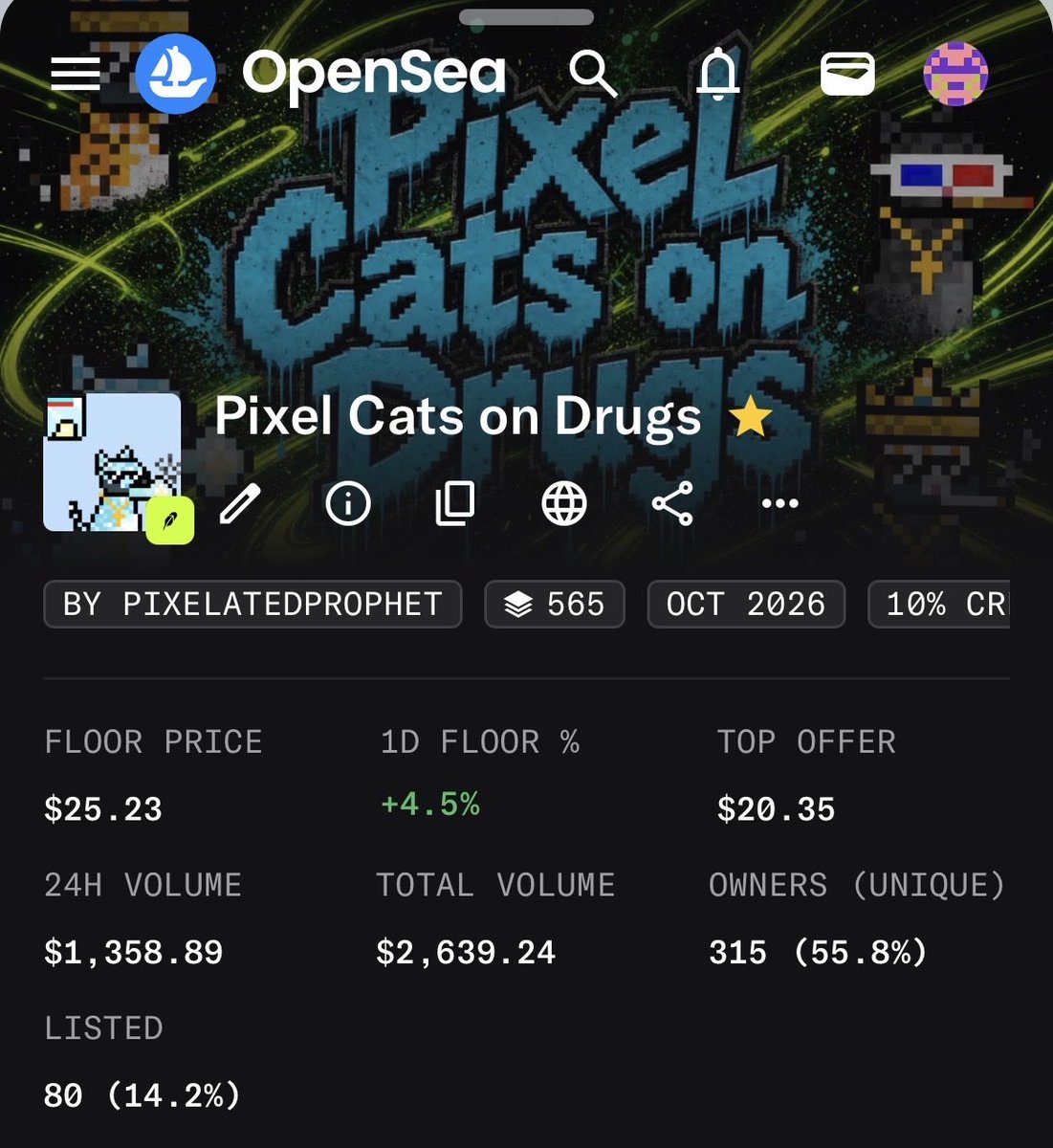 infamousScratch's tweet photo. From Free to 26.92 usd floor. In less than two days. Is this Wizardry ? 

Sknots holders got these for free btw 👀

https://t.co/38Z8KmEOwX 

https://t.co/HtRaXjg51c https://t.co/6Lv2MHgUr8