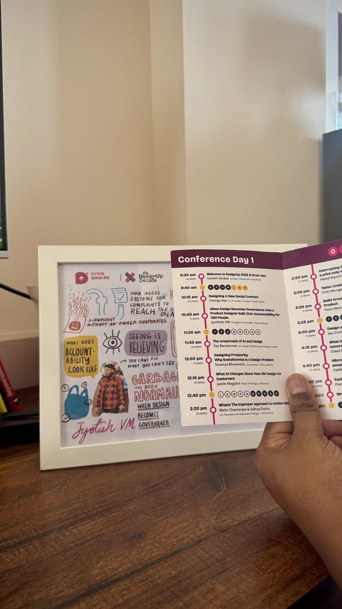 realmojojojo_'s tweet photo. Last year I attended DesignUp. This year I spoke at it.
One year. No engineering background. No team. ₹3,000. One weekend.
8,000+ garbage reports across all 369 wards of Bengaluru, mapped to the exact official responsible.
It happened because I stopped walking past something. https://t.co/C9sAwxLF5D