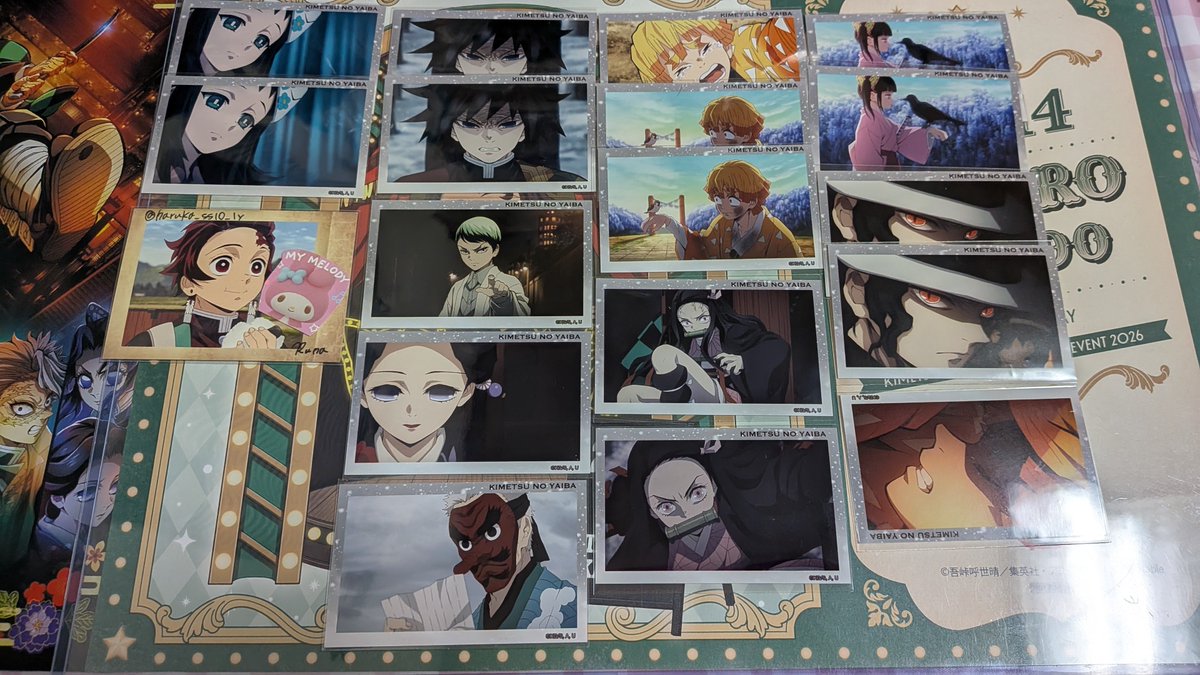 haruka_ss10_ly's tweet photo. 【交換】鬼滅の刃 トレーディングミニブロマイド voI.1
(譲)画像参照 (求)♡炭治郎
🧸固定ポストのご確認よろしくお願いいたします。
郵送希望📮 https://t.co/Yy7JK9uK31