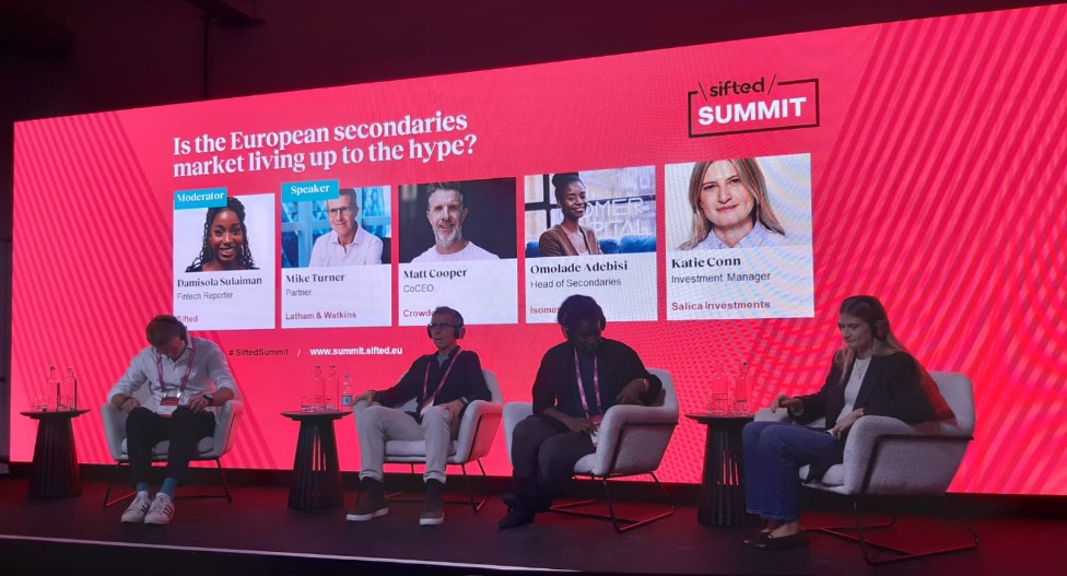 Cliveref's tweet photo. A #SiftedSummit 2026 panel discussed how #secondarymarkets for shares in private companies have grown as a critical funding and liquidity mechanism for European scaleups.
Here's @CrowdWeek's broader look at the topic from a crowdfunding perspective: https://t.co/VZCPGKSEjW https://t.co/ReRRcQAQEg