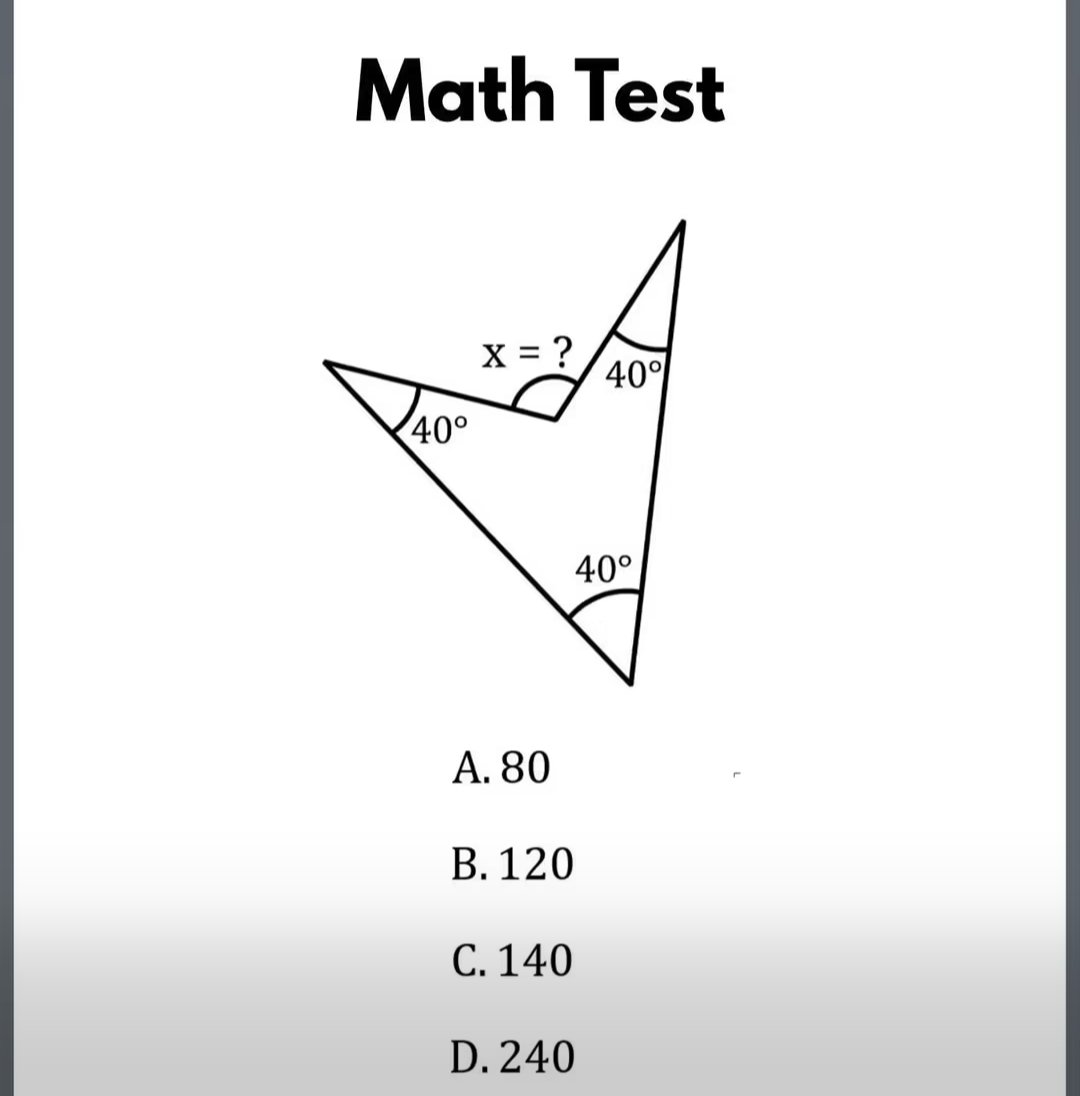 PuzzleGlobe's tweet photo. Can you solve this SAT problem in less than 20 seconds? Try!

#Maths #Puzzle #Brainteaser https://t.co/DSLQUQSJVz