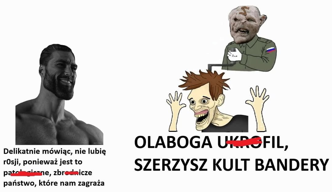 Rusorealizm's tweet photo. @Krzychurychu957 O się zesrał patoprawacki kremlopitek https://t.co/n0KttNdEyO