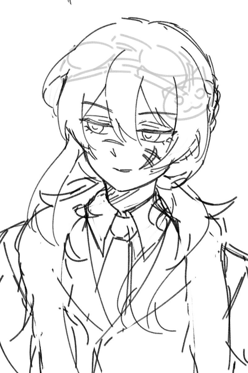 Gular_HeiMao's tweet photo. Perfect Sketch! 🔥😭
#WIP #artmoots #artcommission https://t.co/SN077Jso3v