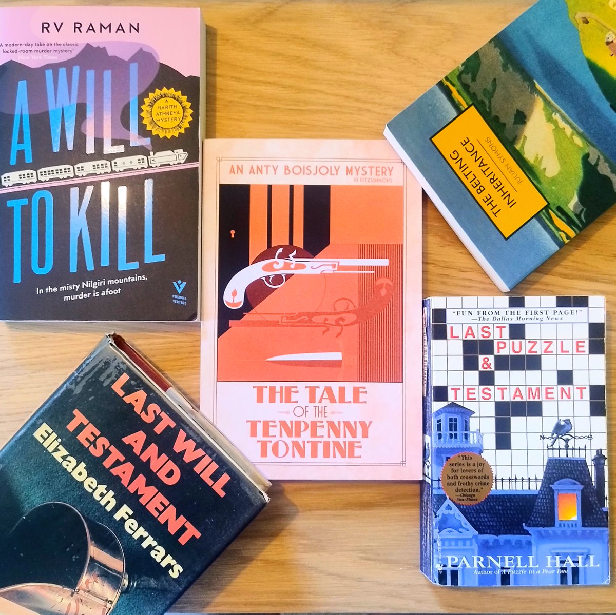 ArmchairSleuth's tweet photo. It's #MurderEveryMonday and this week's theme is a crime fiction title which mentions a will or an inheritance. 

Not sure what #MurderEveryMonday is? Here's the link: https://t.co/bmF4oAtDis

Want to know what themes are coming up next? Here's the link: https://t.co/DKwiIW5SHM https://t.co/2PB3BWrNli
