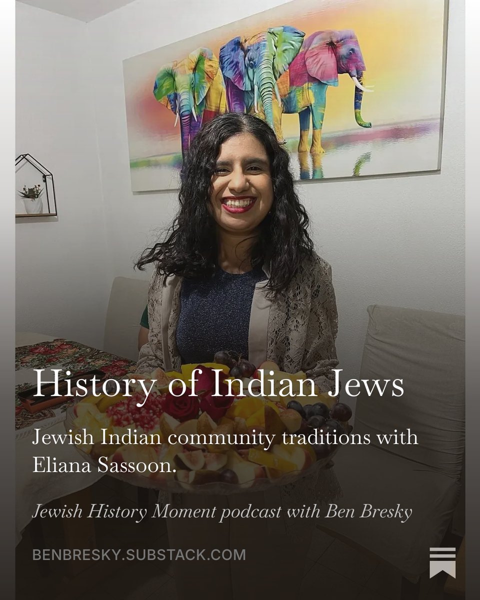 IsraelBeat's tweet photo. Jewish-Indian-Israeli educator Eliana Sassoon talks about the Malida ceremony, the shipwreck that brought Jews to India, and the rich cultural traditions of the Bene Israel community of Mumbai.  LINK IN FIRST COMMENT. https://t.co/aacDAjGRD9