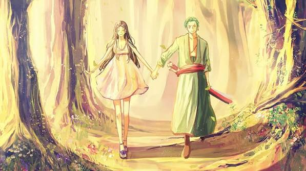 AnnaGrey_sp's tweet photo. The only reason Zoro isn't lost right now is because Robin is holding his hand. 🤔🤔

#ZoBin #Zoro #Anime #Speed #Gaming https://t.co/AutPdWUduI